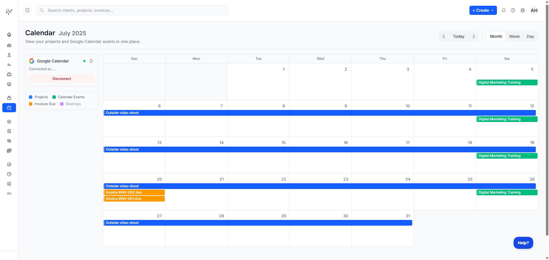 Coordinate schedules seamlessly dashboard interface showing review workflow features and tools for service businesses